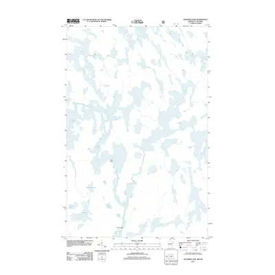 2011 Map of Jackfish Lake, 2011 Print