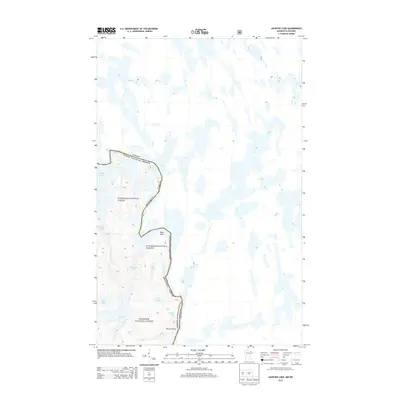 2013 Map of Jackfish Lake, 2013 Print