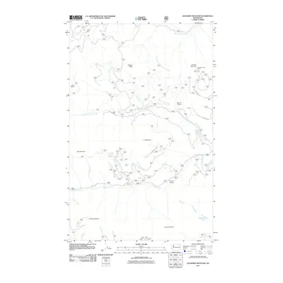 2011 Map of Jackknife Mountain, 2011 Print
