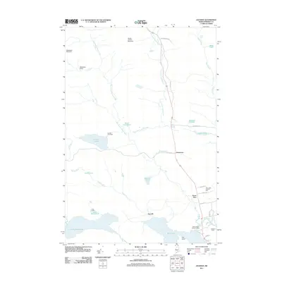2011 Map of Jackman, 2011 Print