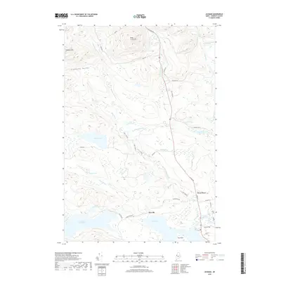 2018 Map of Jackman, 2018 Print