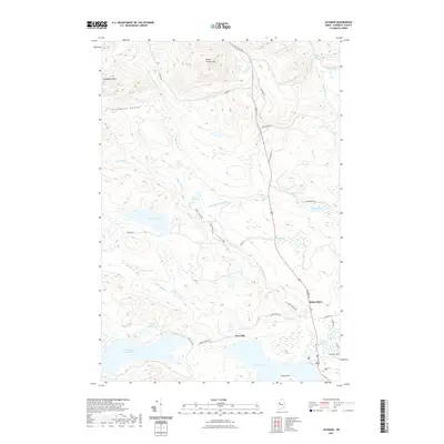 2021 Map of Jackman, 2021 Print