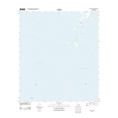 2012 Map of Jacko Bay, 2012 Print
