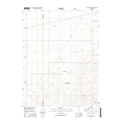 2014 Map of Jackrabbit Spring, 2014 Print