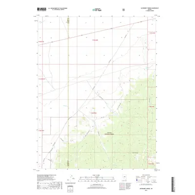 2018 Map of Jackrabbit Spring, 2018 Print