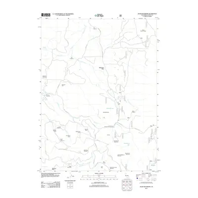 2012 Map of Jacks Backbone, 2012 Print