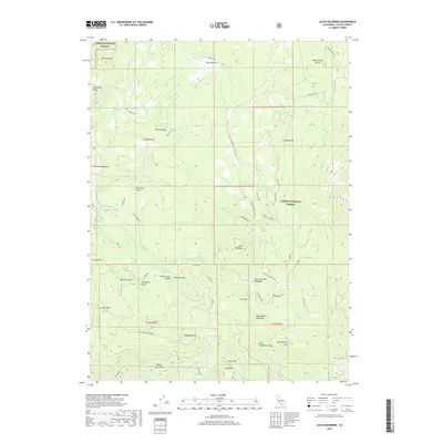 2018 Map of Jacks Backbone, 2018 Print