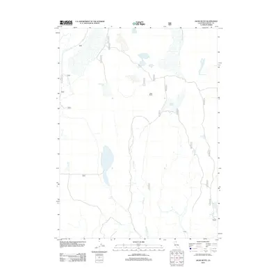 2012 Map of Jacks Butte, 2012 Print