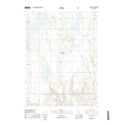 2018 Map of Jacks Butte, 2018 Print