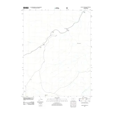 2011 Map of Jacks Canyon, 2011 Print