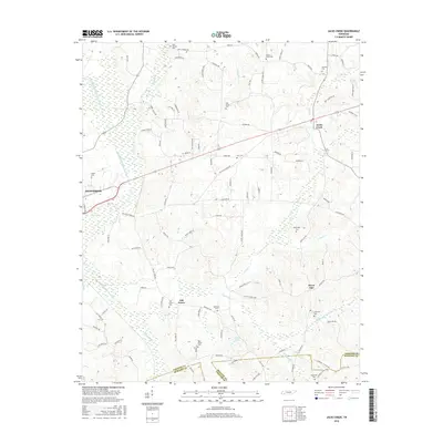 2016 Map of Jacks Creek, 2016 Print