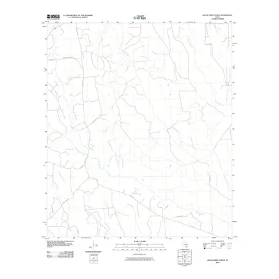 2010 Map of Jacks Creek North, 2010 Print
