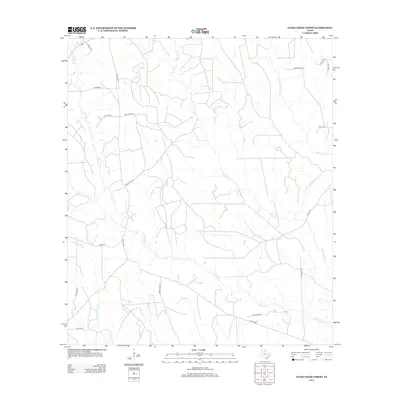 2013 Map of Jacks Creek North, 2013 Print