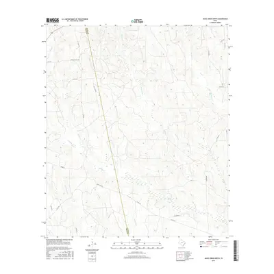 2016 Map of Jacks Creek North, 2016 Print