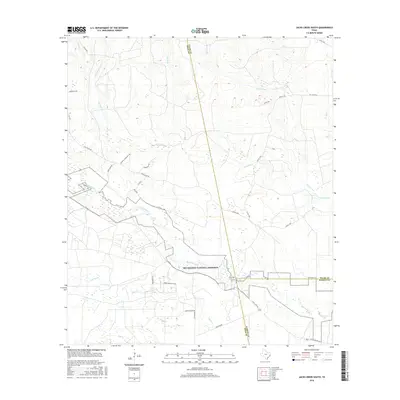 2016 Map of Jacks Creek South, 2016 Print