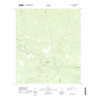 2019 Map of Jacks Creek South, 2019 Print