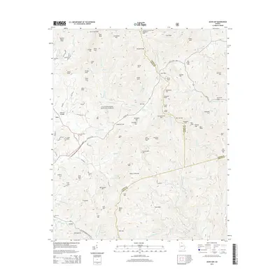 2014 Map of Jacks Gap, 2014 Print