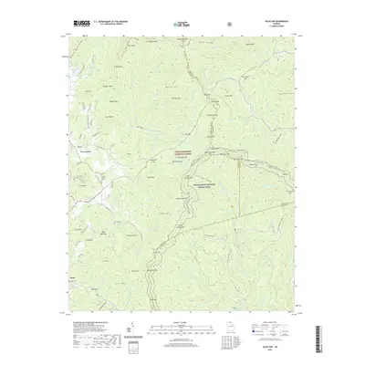2020 Map of Jacks Gap, 2020 Print