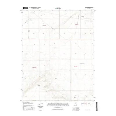 2014 Map of Jacks Knob, 2014 Print