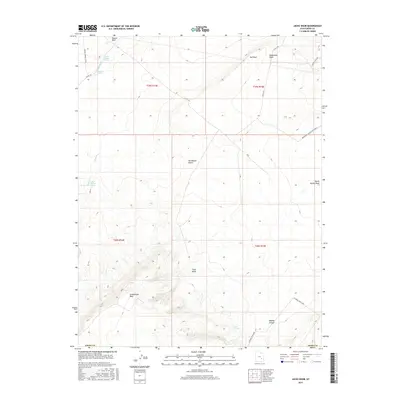 2017 Map of Jacks Knob, 2017 Print