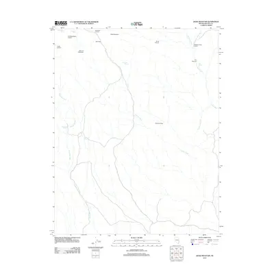 2012 Map of Jacks Mountain, 2012 Print