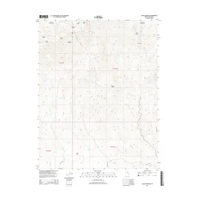 2014 Map of Jacks Mountain, 2014 Print