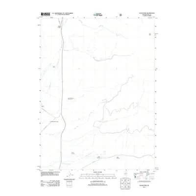 2012 Map of Jacks Peak, 2012 Print