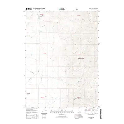 2014 Map of Jacks Peak, 2014 Print
