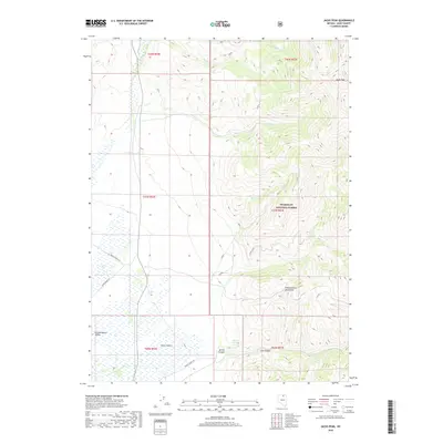 2018 Map of Jacks Peak, 2018 Print