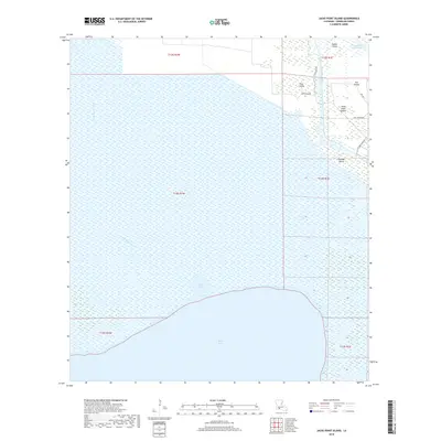 2018 Map of Jacks Point Island, 2018 Print