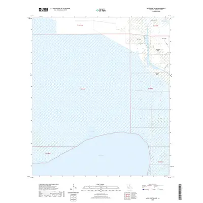 2020 Map of Jacks Point Island, 2020 Print