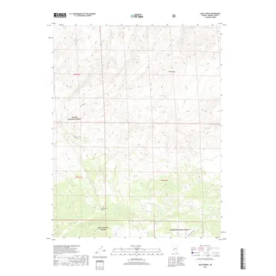 2018 Map of Jacks Spring, 2018 Print