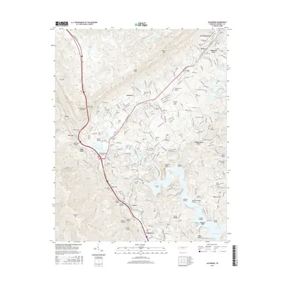 2016 Map of Jacksboro, 2016 Print