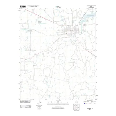 2010 Map of Jacksboro, 2010 Print