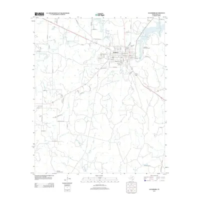 2012 Map of Jacksboro, 2012 Print