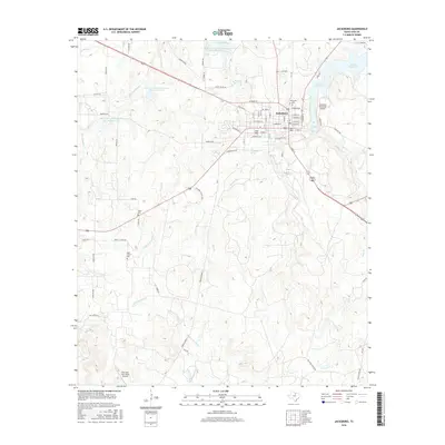 2016 Map of Jacksboro, 2016 Print