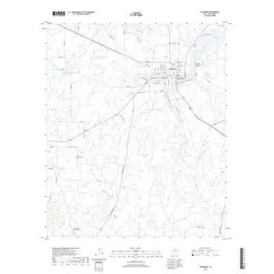2019 Map of Jacksboro, 2019 Print