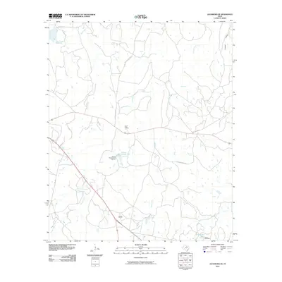 2010 Map of Jacksboro NE, 2010 Print