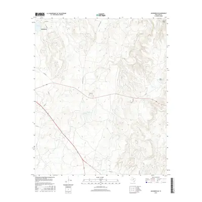2016 Map of Jacksboro NE, 2016 Print