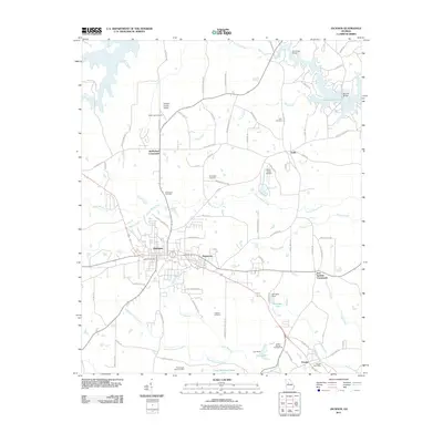 2011 Map of Jackson, 2011 Print