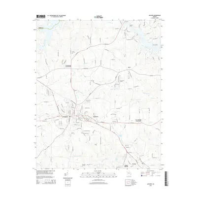 2014 Map of Jackson, 2014 Print