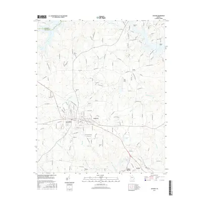 2017 Map of Jackson, 2017 Print