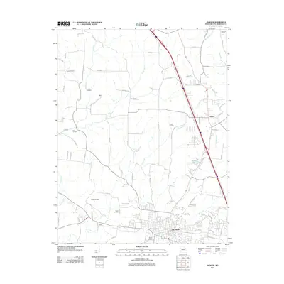2012 Map of Jackson, 2012 Print