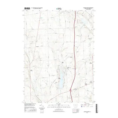 2016 Map of Jackson Center, 2016 Print