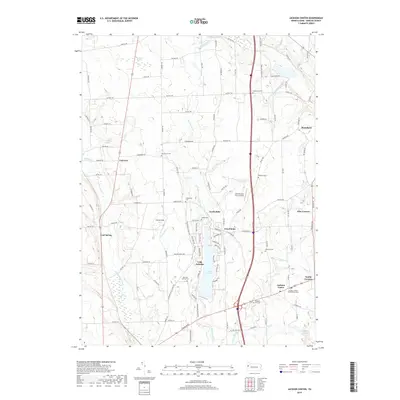 2019 Map of Jackson Center, 2019 Print