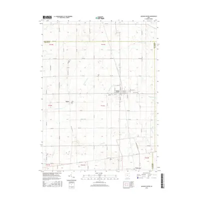 2016 Map of Jackson Center, 2016 Print