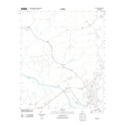 2011 Map of Jackson, 2011 Print