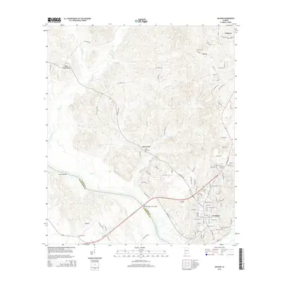 2014 Map of Jackson, 2014 Print