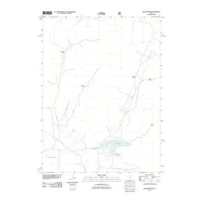 2011 Map of Jackson Draw, 2011 Print
