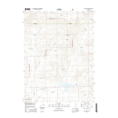 2014 Map of Jackson Draw, 2014 Print